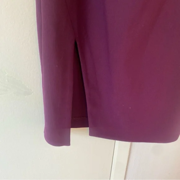 NWOT - Dark Purple One Shoulder Dress by LIKELY SIZE 6 - Picture 6 of 10